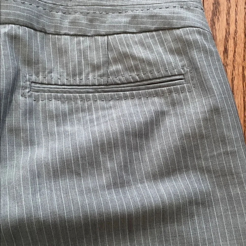 MB by Malene Birger Wool Gray Pinstripe Dress Shorts Sz 40